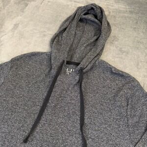 Rustic Souls Waffle Knit Hoodie Womens Extra Large Gray Lightweight Pullover